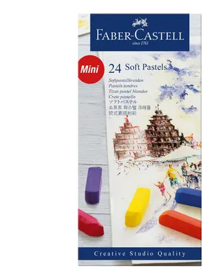 Image of: Faber-Castell Пастел Goldfaber, Soft, сух, мини, 24 цвята